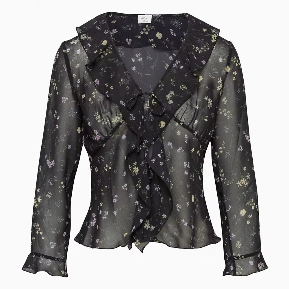 Aritzia Wilfred Frenchy Blouse